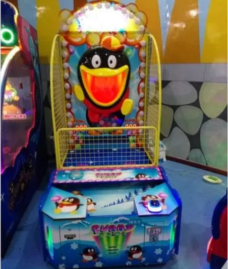 Penguin Pitching Pop Game Machine