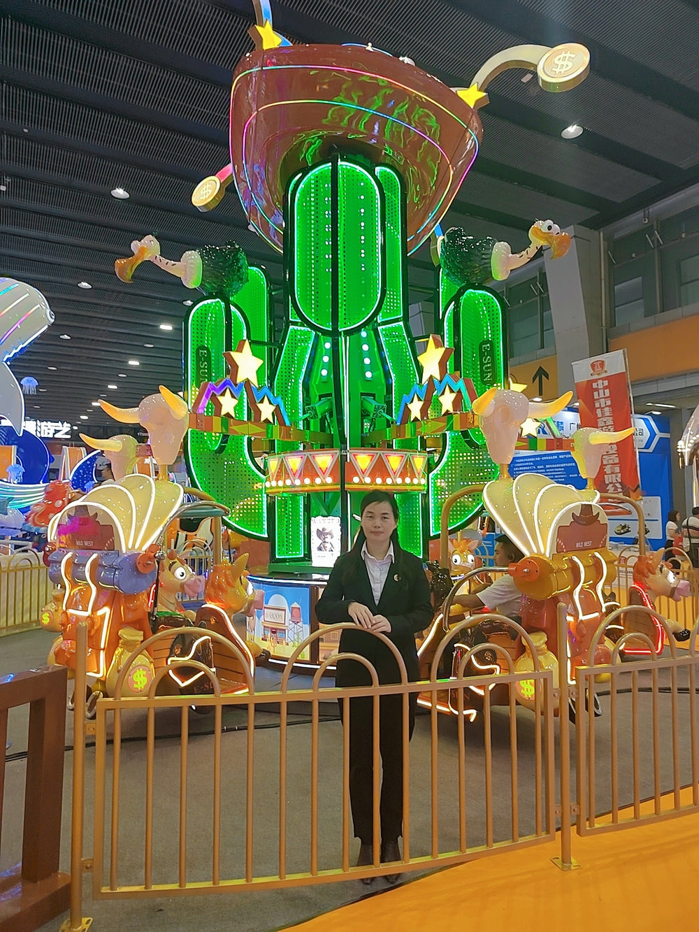 Elong Amusement at the GTI trade fair in Guangzhou