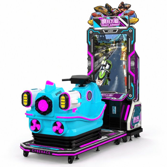 Crazy Airship ride-on racing arcade machine