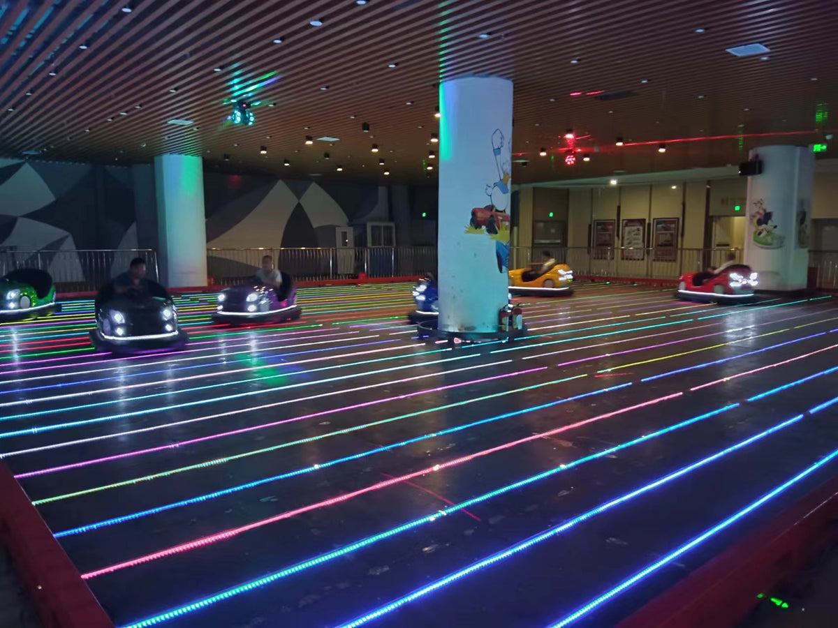 Luxury LED Bumper Car Floor With Lights