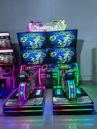 Load image into Gallery viewer, Elong Game Zone English Racing Games Entertainment Machine-Coin Operated Metal &amp; Plastic Construction
