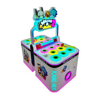 Load image into Gallery viewer, Interactive Kids Coin-Operated Hamster Hitting Arcade Machine - Fun Hammer Game for Game Zone
