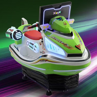 Load image into Gallery viewer, Motorized Airship Kids Electric Swing Car Gaming Machine Coin Operated Indoor Electronic Entertainment with 1 Year Warranty
