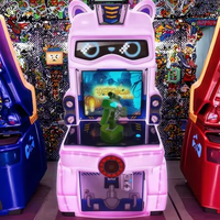 Load image into Gallery viewer, Pat on the bat Children&#39;s Coin-operated Arcade Game Machine Small Plastic and Wooden English Language Children&#39;s Entertainment
