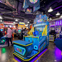 Load image into Gallery viewer, 2 Players Kids-friendly Crazy Water Shooting Arcade Machine Coin-Operated 1 Year Warranty Made Durable Plastic English Language
