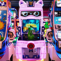 Load image into Gallery viewer, Pat on the bat Children&#39;s Coin-operated Arcade Game Machine Small Plastic and Wooden English Language Children&#39;s Entertainment

