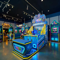 Load image into Gallery viewer, 2 Players Kids-friendly Crazy Water Shooting Arcade Machine Coin-Operated 1 Year Warranty Made Durable Plastic English Language
