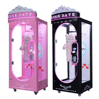 Load image into Gallery viewer, Coin Operated Indoor Pink Date Doll Cutting Prize Gift Scissors Skill Cut pink date machine

