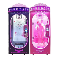 Load image into Gallery viewer, Coin Operated Indoor Pink Date Doll Cutting Prize Gift Scissors Skill Cut pink date machine
