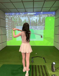Load image into Gallery viewer, Interactive Golf Simulator Indoor Golf System with Projection Screen for Family Entertainment Center
