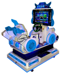 Load image into Gallery viewer, Arcade Racing Car Game Machine Kids Amusement Metal Machine in English Language
