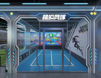 Load image into Gallery viewer, Indoor Tennis Simulator | Commercial Interactive Digital Tennis Game
