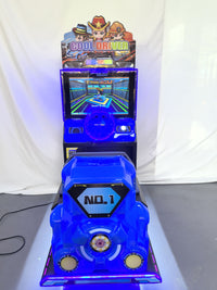 Load image into Gallery viewer, Hot Sale Kids&#39; Video Game Machine Arcade Car Racing Simulator  220V  Acrylic&amp; Plastic Entertainment Amusement Cool Driver
