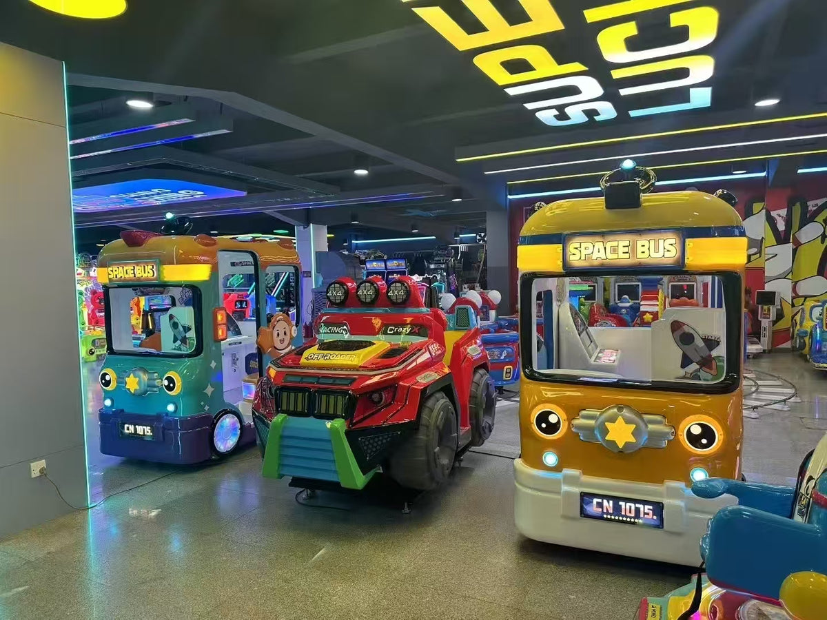 Kiddie Rides Crane Game Machine 1-Year Warranty for Amusement Parks Bus Gift Plastic Material in English Language