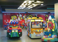 Load image into Gallery viewer, Kiddie Rides Crane Game Machine 1-Year Warranty for Amusement Parks Bus Gift Plastic Material in English Language
