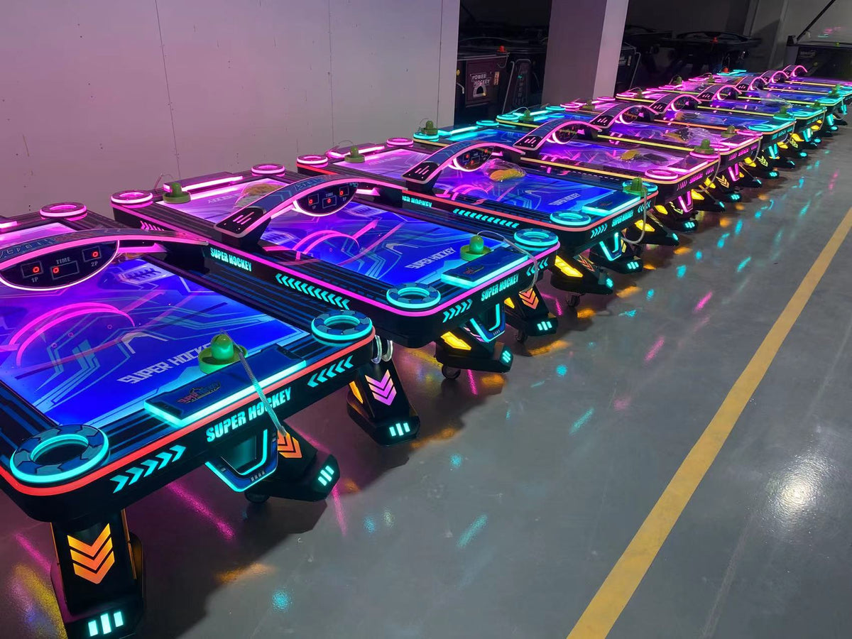 Portable Interactive Arcade Machine Air Hockey Table Coin Operated Plastic Ice Hockey Puck Balls