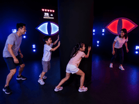 Load image into Gallery viewer, Digital Sport Center's Devil's Eyes Indoor Escape Game Evil Eyes Team Building Activity Fun Playhouse Activation
