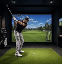 Load image into Gallery viewer, Interactive Golf Simulator Indoor Golf System with Projection Screen for Family Entertainment Center

