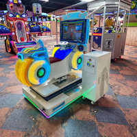 Load image into Gallery viewer, Arcade Racing Game Swing Machine Kiddie Ride Motorcycle Simulator in Plastic Fiberglass 1 Year Warranty English Language
