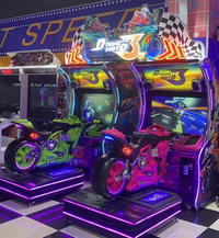 Load image into Gallery viewer, Elong New 2 Player Video Motorcycle Racing Arcade Game Machine Made of Durable Metal
