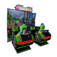 Load image into Gallery viewer, Dual-Screen 55 Inch Video Racing Simulator Machine 2-Player Coin Operated Driving Game
