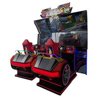 Load image into Gallery viewer, Dual-Screen 55 Inch Video Racing Simulator Machine 2-Player Coin Operated Driving Game
