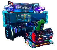 Load image into Gallery viewer, Coin-Operated Curved Drift Racing Video Game Arcade Machine Metal Construction Motion Control
