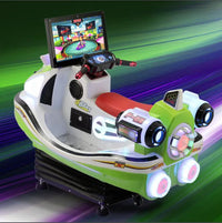 Load image into Gallery viewer, Motorized Airship Kids Electric Swing Car Gaming Machine Coin Operated Indoor Electronic Entertainment with 1 Year Warranty
