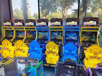Load image into Gallery viewer, Kid Racing Car Arcade Machine Fun Coin Operated Kids' Games Sale for Children
