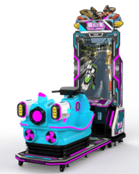 Load image into Gallery viewer, Crazy Airship commercial ride-on racing arcade machine
