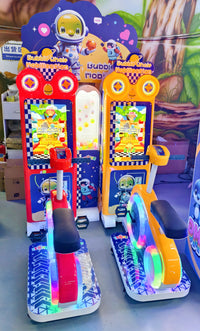Load image into Gallery viewer, Dual Player Kids Arcade Sport Machine Coin-Operated Chicken Bike Rider Game with Redemption Fun Excitement
