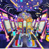 Load image into Gallery viewer, Dual Player Kids Arcade Sport Machine Coin-Operated Chicken Bike Rider Game with Redemption Fun Excitement
