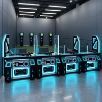Load image into Gallery viewer, Commercial four-lane digital shooting range installation
