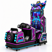 Load image into Gallery viewer, Commercial racing arcade machine side angle
