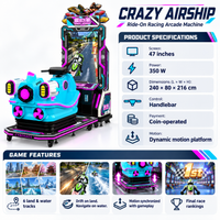 Load image into Gallery viewer, Crazy Airship specifications: 47 inch screen, 350 W, 240 x 80 x 216 cm
