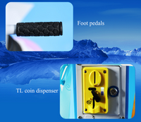 Load image into Gallery viewer, High Quality 3-Seater Ocean Animal Carousel Kids&#39; Coin-Operated Ride for Amusement Park Fiberglass
