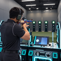 Load image into Gallery viewer, Adult player using an indoor digital shooting simulator

