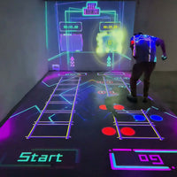 Load image into Gallery viewer, Glass Laser Light Source Interactive Holographic Indoor Wall Projection Game
