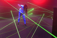 Load image into Gallery viewer, Multi-Player Laser Challenge Game System - Interactive Laser Maze Reaction Lights for Team Building &amp; Amusement Parks
