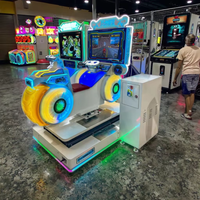 Load image into Gallery viewer, Arcade Racing Game Swing Machine Kiddie Ride Motorcycle Simulator in Plastic Fiberglass 1 Year Warranty English Language

