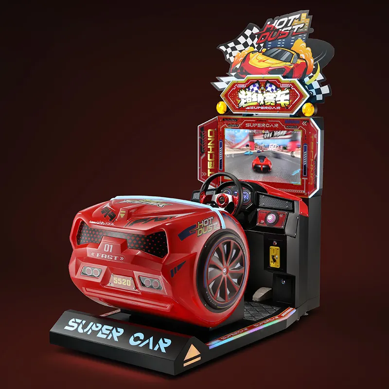 Competitive 3D Driving Racing Arcade Game Machine for Kids