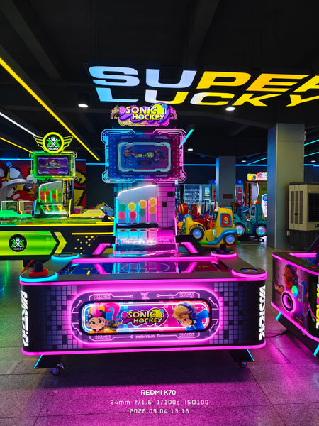 Sonic Hockey commercial arcade air hockey table for kids
