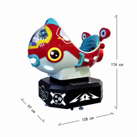 Load image into Gallery viewer, Star River Warship ride size: 128 cm long, 97 cm wide, 174 cm high
