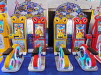 Load image into Gallery viewer, Dual Player Kids Arcade Sport Machine Coin-Operated Chicken Bike Rider Game with Redemption Fun Excitement
