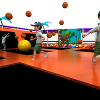 Load image into Gallery viewer, Park Obstacle Equipment Trampoline
