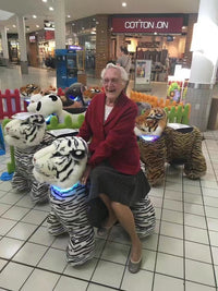 Load image into Gallery viewer, White Tiger Animals Rideable
