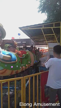 Load and play video in Gallery viewer, Mini Track Train Fruit Worm Roller Coaster
