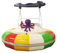 Load image into Gallery viewer, Electric Inflatable Laser Bumper Boat
