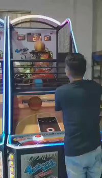 Load and play video in Gallery viewer, Coin Operated Basketball Game Machine
