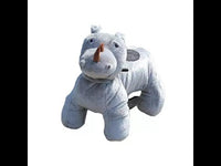 Load and play video in Gallery viewer, Zebra Ride Toy In Mall
